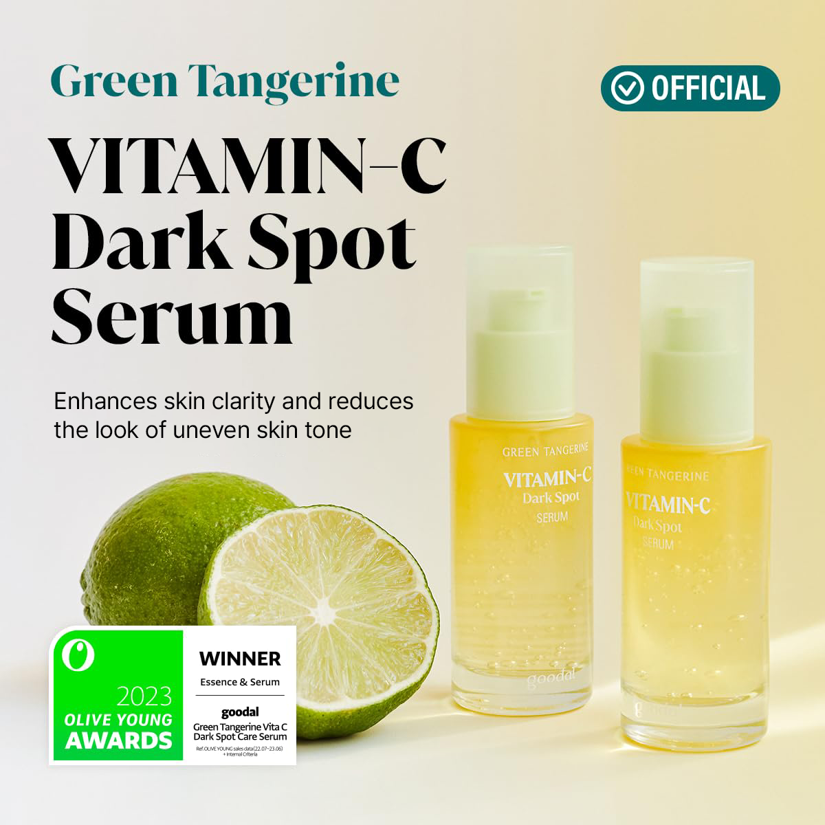 GOODAL Green Tangerine Vitamin C Dark Spot Care Serum