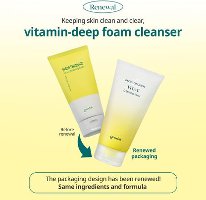 GOODAL Green Tangerine VITA-C Cleansing Foam