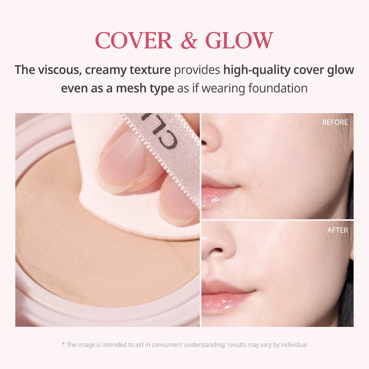 CLIO Kill Cover Mesh Glow Cushion