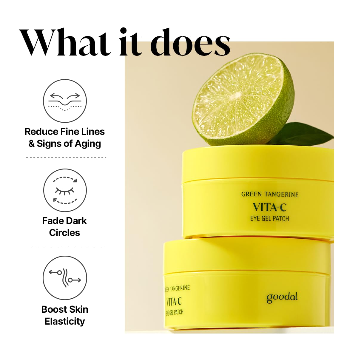 GOODAL Green Tangerine Vitamin C Moisturizing Eye Patch