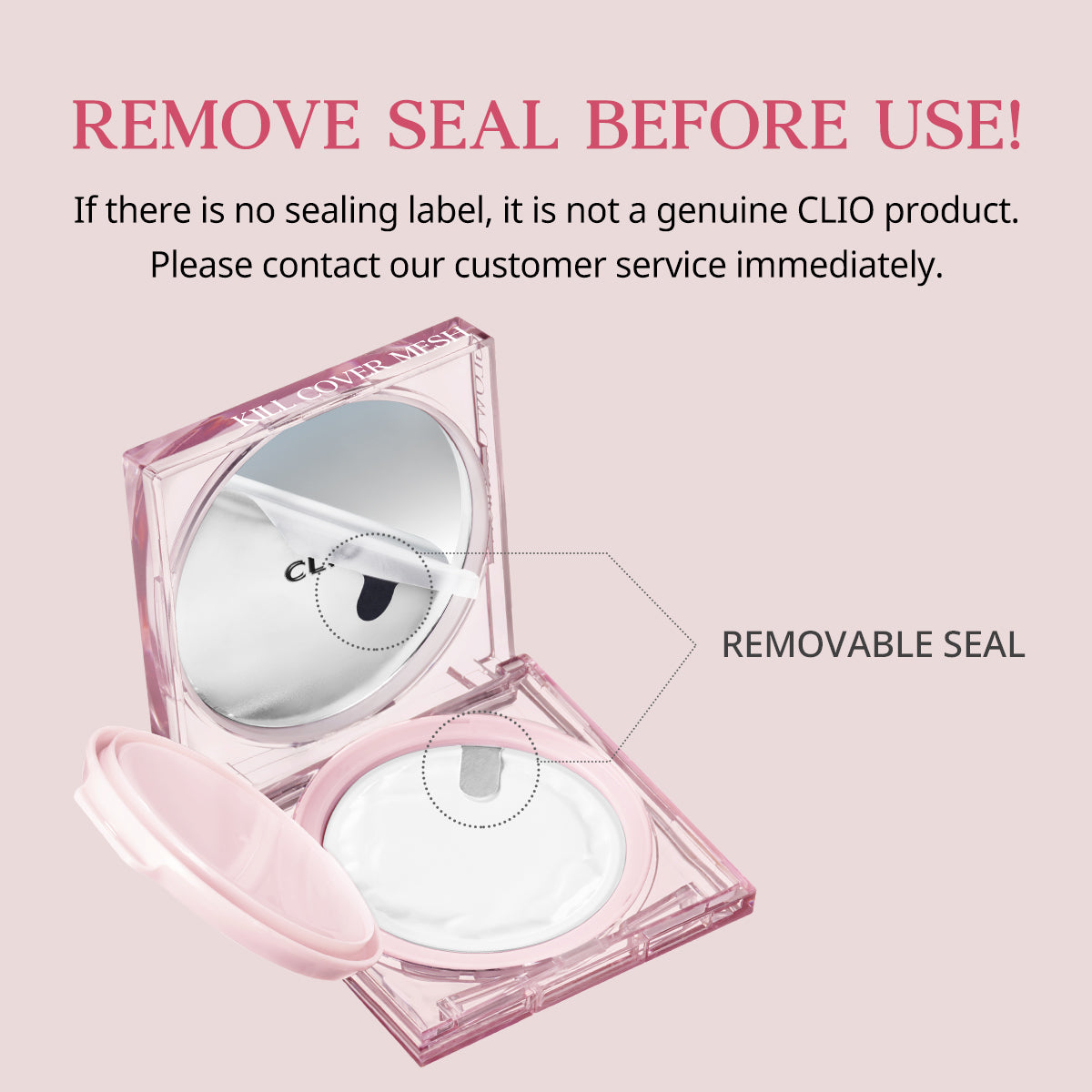 CLIO Kill Cover Mesh Glow Cushion