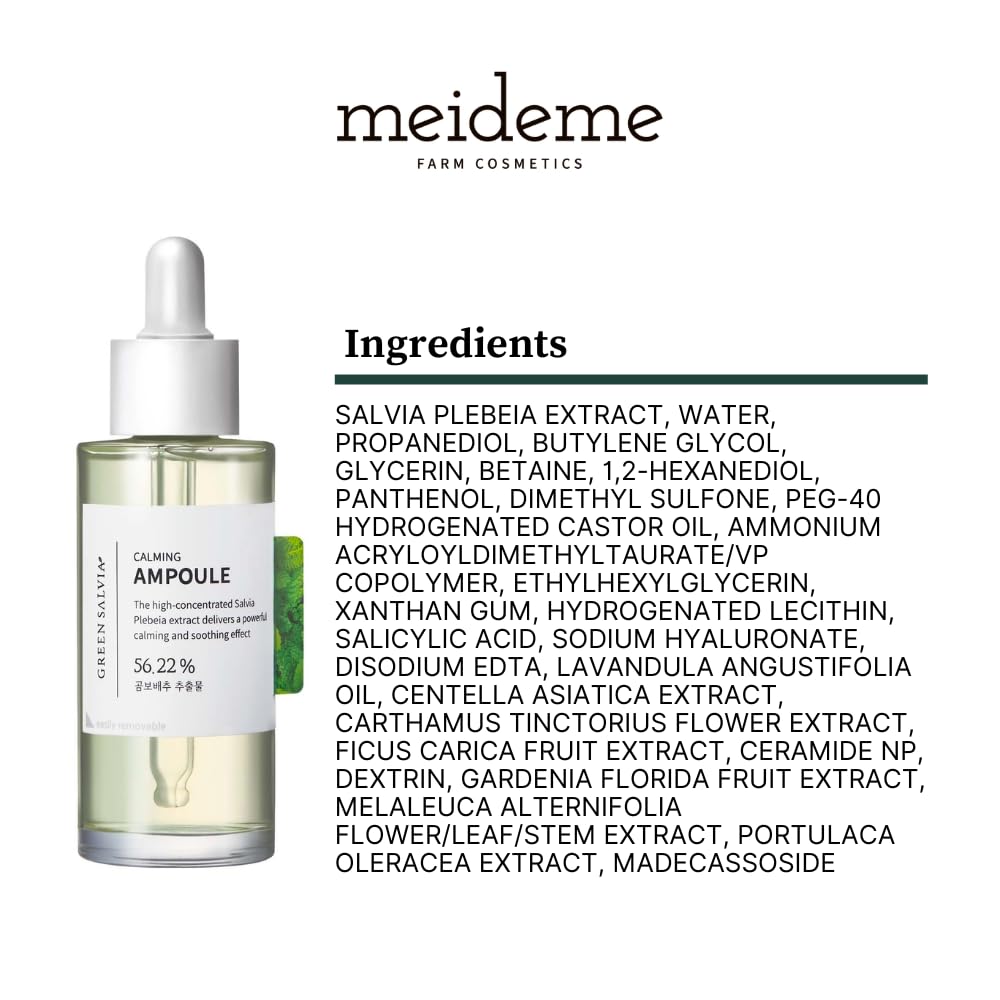 MEIDEME Green Salvia Calming Ampoule 50mL