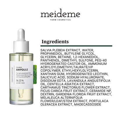 MEIDEME Green Salvia Calming Ampoule 50mL
