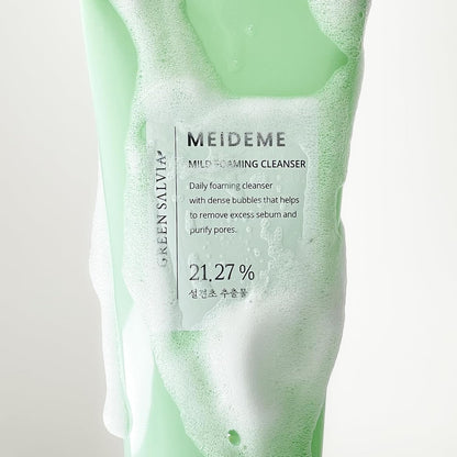 MEIDEME Green Salvia Mild Cleansing foam 120mL