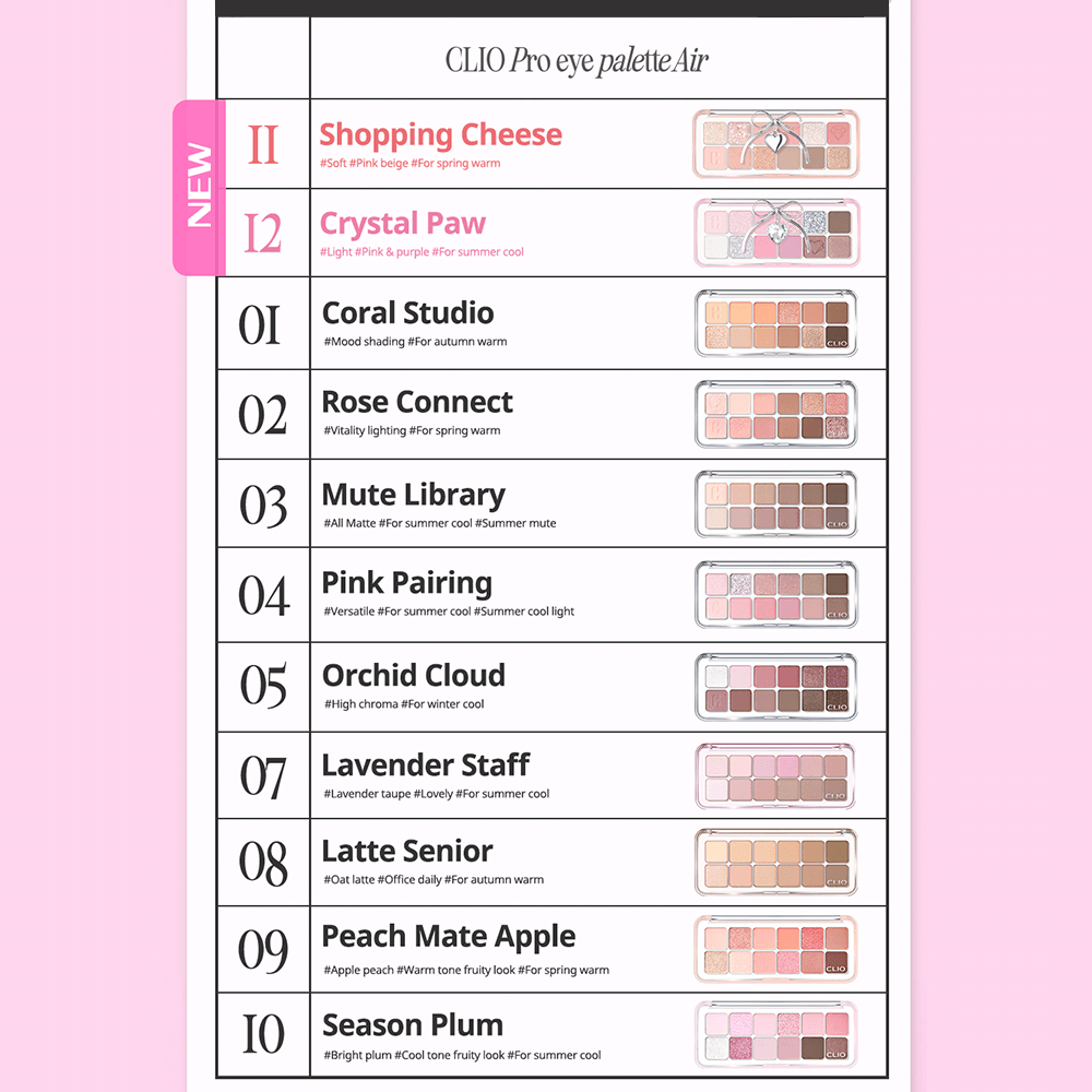 CLIO Pro Eye Palette Air