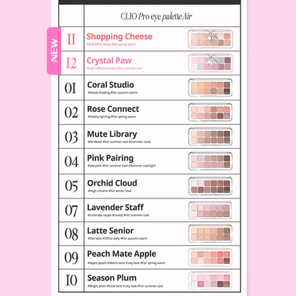 CLIO Pro Eye Palette Air