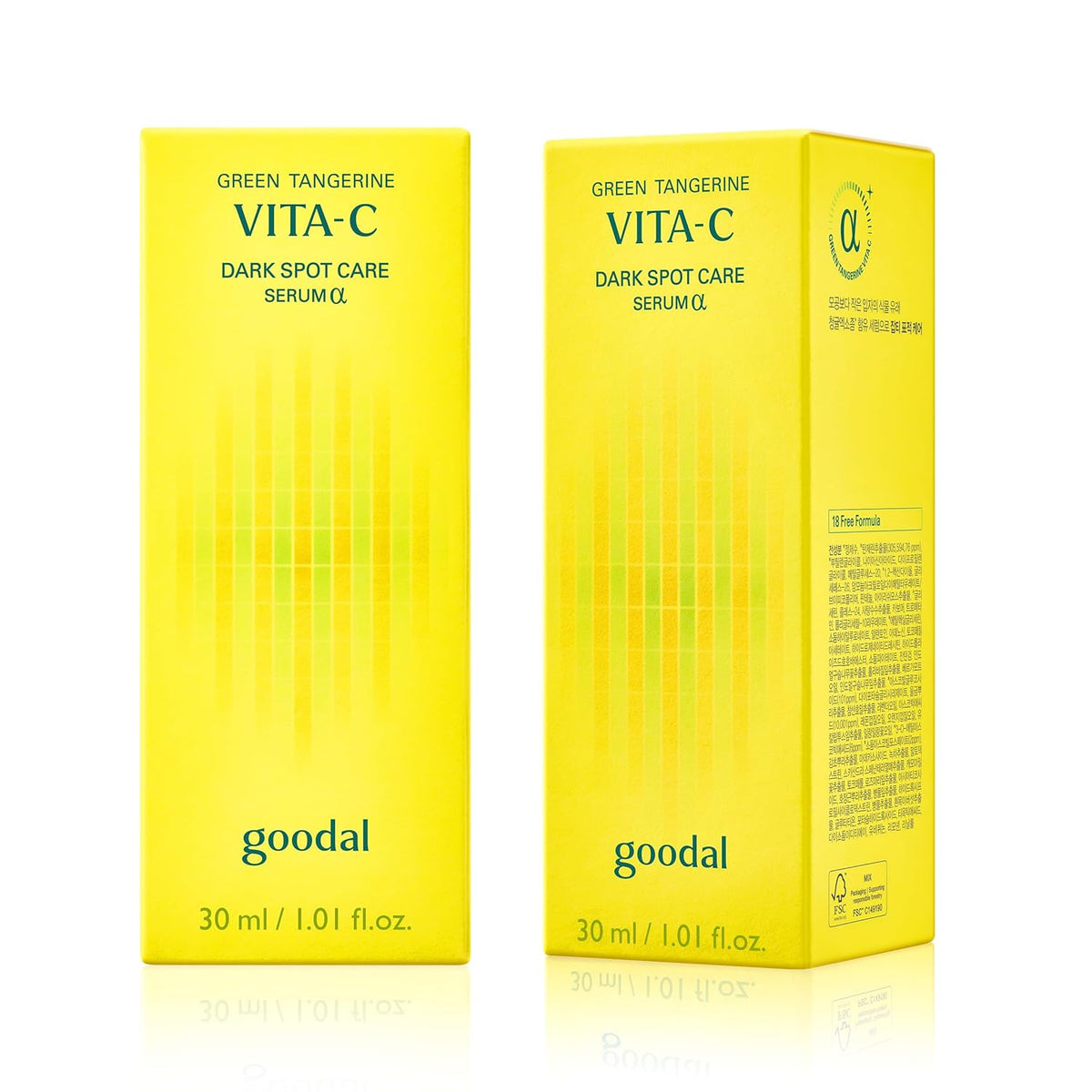 GOODAL Green Tangerine Vitamin C Serum Alpha – Brightening Vitamin C Serum for Dark Spots