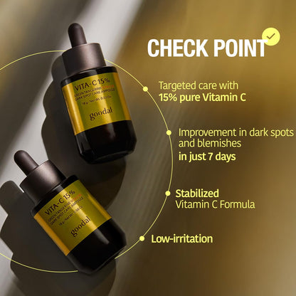 GOODAL Green Tangerine Vita C 27 Dark Spot Care Ampoule