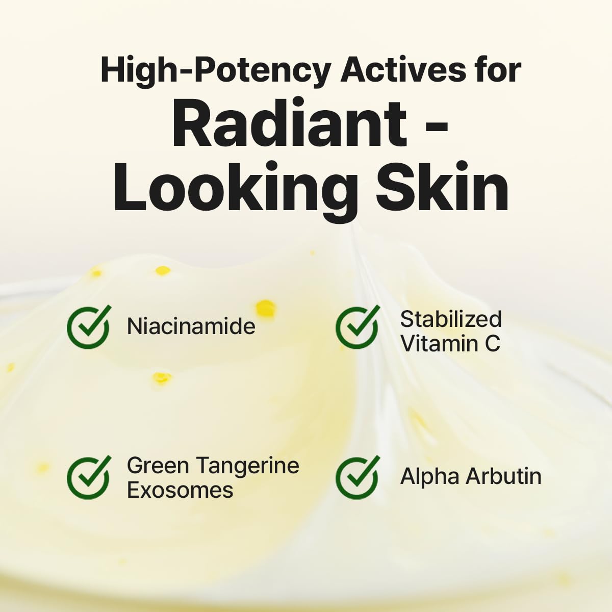 GOODAL Green Tangerine Vitamin C Cream Alpha – Brightening Moisturizer for Dark Spots