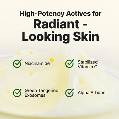 GOODAL Green Tangerine Vitamin C Cream Alpha – Brightening Moisturizer for Dark Spots