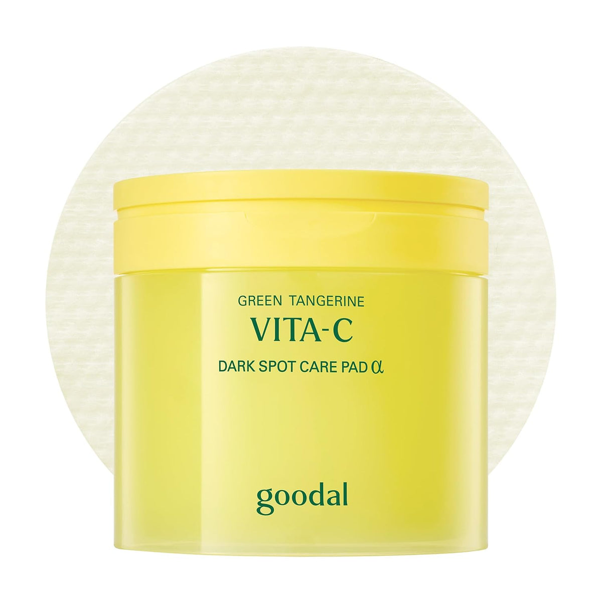 GOODAL Green Tangerine Vita C Toner Pads Alpha – Brightening Vita C Dark Spot Care Pad Alpha