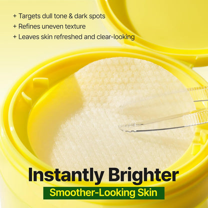 GOODAL Green Tangerine Vita C Toner Pads Alpha – Brightening Vita C Dark Spot Care Pad Alpha