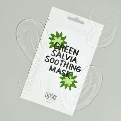 MEIDEME Green Salvia Soothing Mask Sheet 5pcs